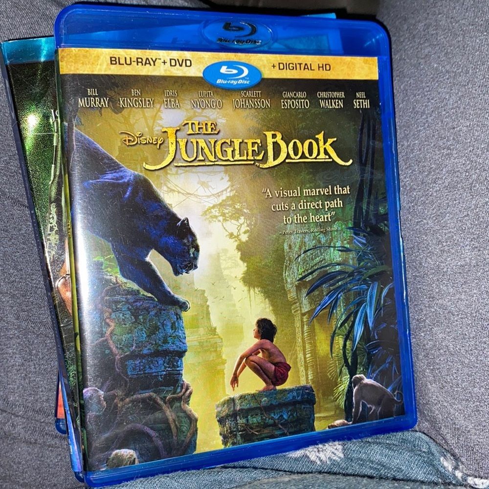 The jungle book Blu-ray DVD